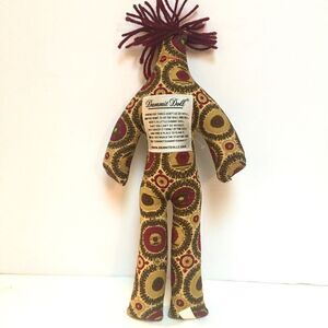 Dammit Doll- Original Stress Relief Plush- Boho Print Gift Nwot Gift NWOT